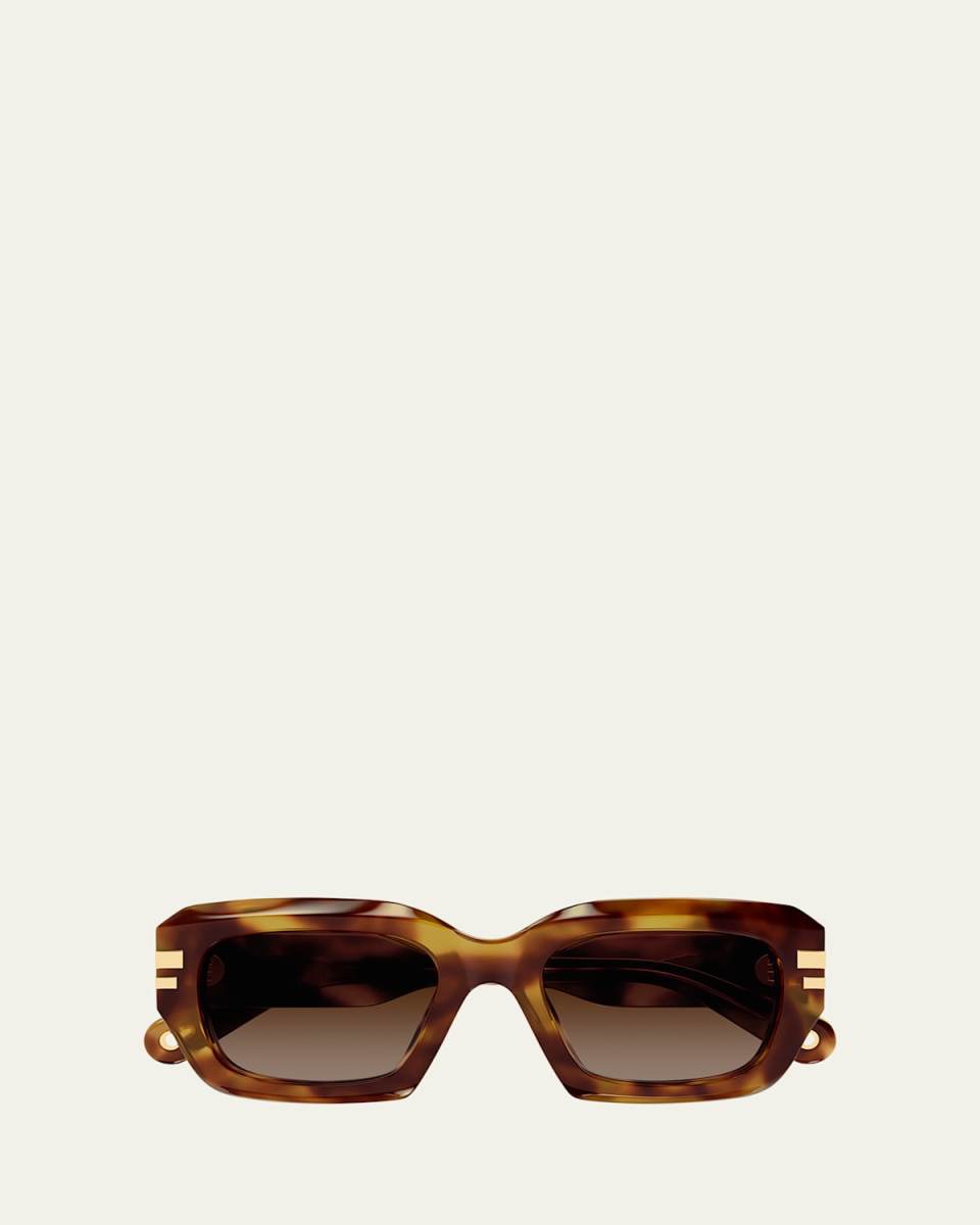 Rectangle Acetate Sunglasses